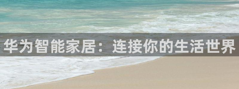 UG环球官网：华为智能家居：连接你的生活